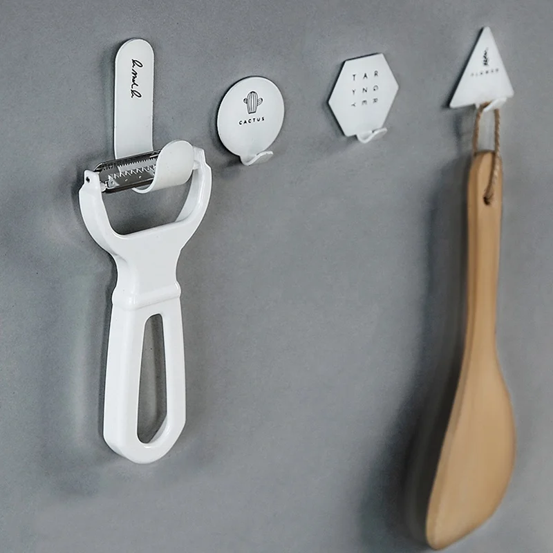 1 Набор декоративных крючков, вешалка для полотенец, минималистичный настенный крючок, прочный держатель для ключей, водонепроницаемый кухонный органайзер для хранения дома