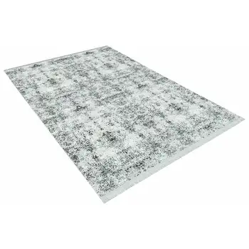 

Apex Lucca 3 'x 5' Polypropylene Grey Runner Rug