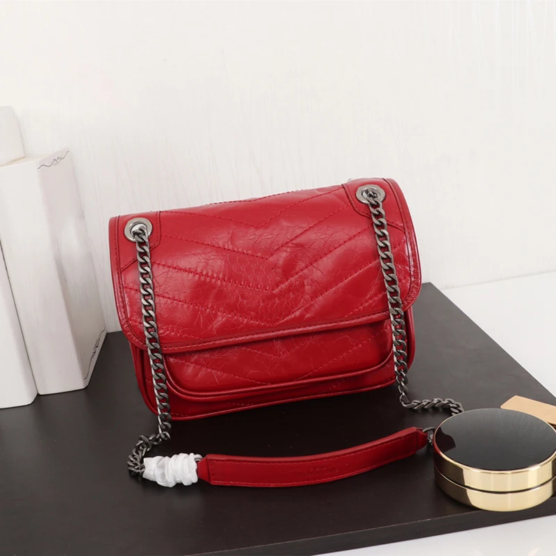 

Ladies handbags fashionable famous brand luxury shoulder bag sac femme top quality soft flap chains bag for women free shipping