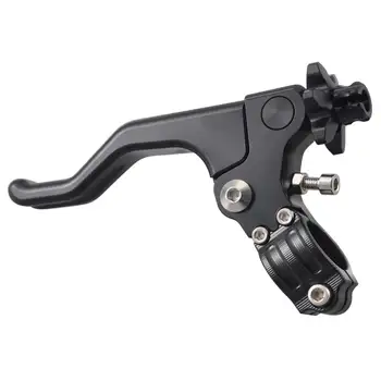 

Universal Black CNC Clutch Brake Lever Short Stunt Handlebar Lever For Harley Honda Suzuki Yamaha Most Cable Clutch Brake Bikes