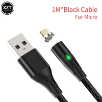 1m Magnetic USB Cable 3A Fast Charging USB Type C Cable Magnet Charger Charge Micro USB Cable Mobile Phone USB Cord