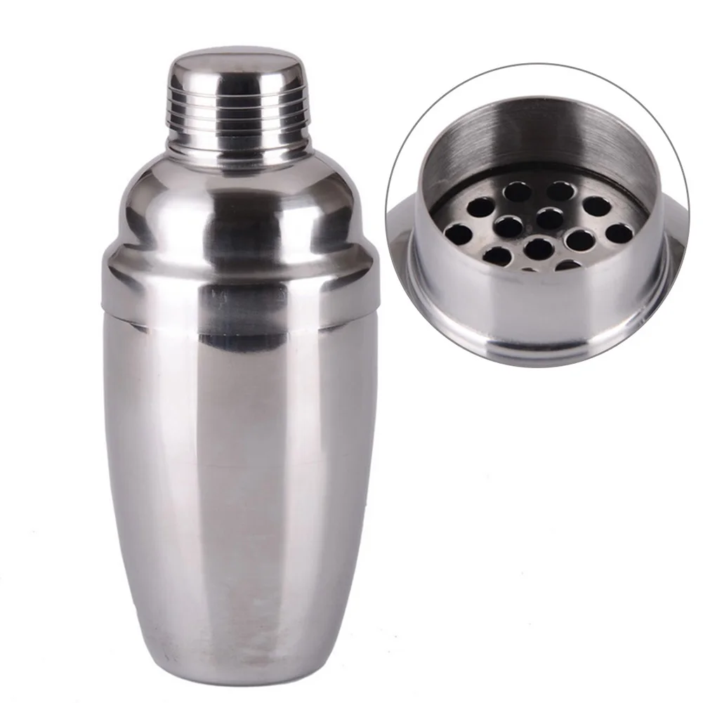 

Barware Styles Stainless Steel Martini Cocktail Shaker Bar Cocktail Strainer 250ML /350ML/ 550ML BJStore