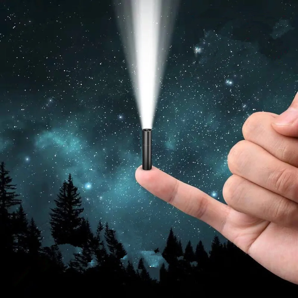 Суперъяркая мини-вспышка 3 режима зарядка от USB со встроенным аккумулятором 14500 |
