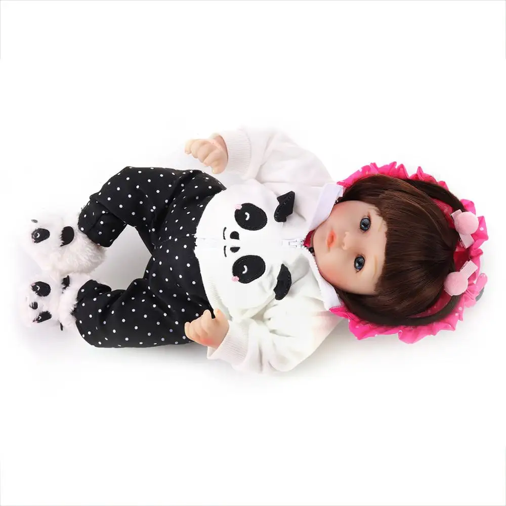 Pickwoo Bebes reborn 48 см куклы для маленьких девочек Мягкие силиконовые Boneca Reborn Brinquedos Bonecas детские подарки игрушки на кровать