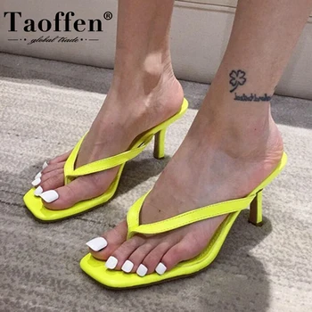 

KemeKiss Women Shoes Sandals Fashion Thin high heels Flip Flops Female Candy Color Ladies footwear Summer Shoes Hot Size 35-41