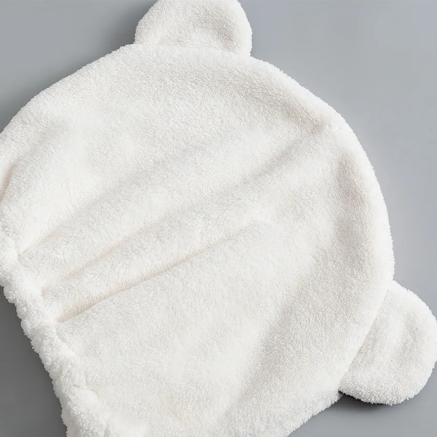 1 шт. круглое сухое полотенце для волос панда шапочка для душа сухая шапочка для волос детское бархатное полотенце кораллового цвета красивое полотенце с рисунком милое сухое полотенце для волос