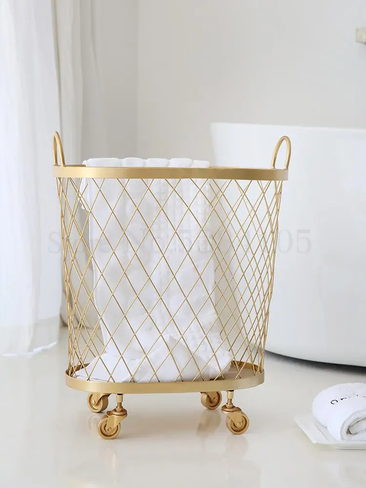 Nordic Tieyi Toy Clothes Receiving Basket Bathroom Washing Basket Washing Basket Washing Basket Lou Washing Basket House