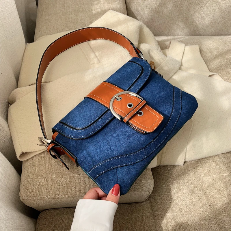 

Pattern Leather Crossbody Bags For Women 2019 Fashion Small Solid Colors Shoulder Bag Female Handbags and Purses With Handle New