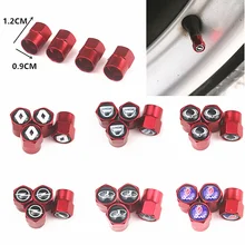 4pcs 3d 금속 휠 타이어 밸브 캡 케이스 르노 현대 도요타 시트로엥 혼다 아우디 마쓰다 opel lada 시보레 자동차 액세서리(China)