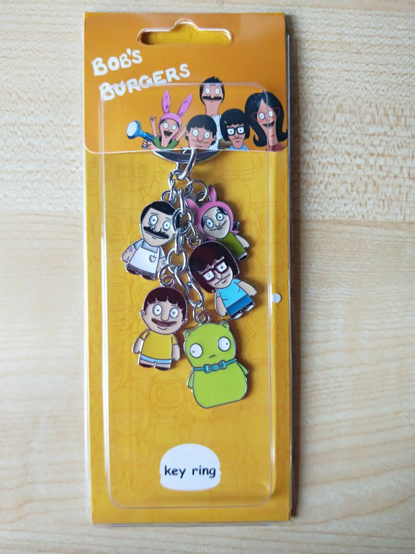Аниме Bobs Burgers брелок Боб Белчер Линда Тина ген Луи милый забавный мультфильм металлический персонализированный брелок для ключей кулон ювелирные изделия