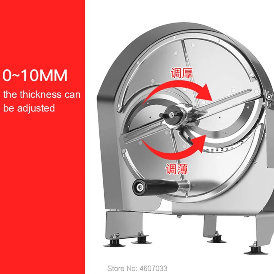 Большая машина для нарезки нож из нержавеющей стали для домашнего и коммерческого использования ручная толщина Регулируемая фруктовая терка для овощей слайсер