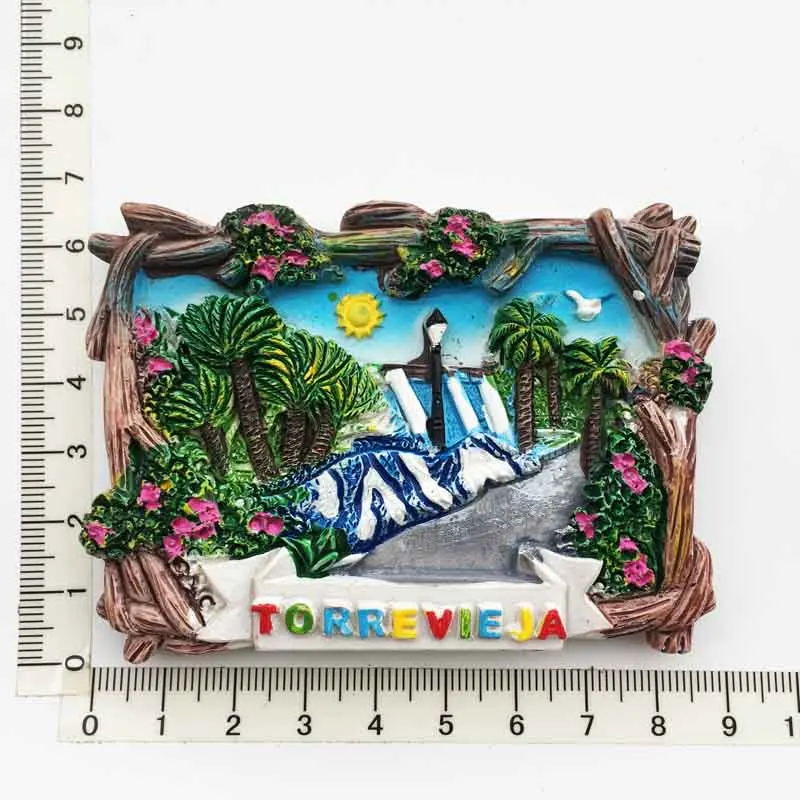 

3D магниты на холодильник Torrevieja, туристические сувениры