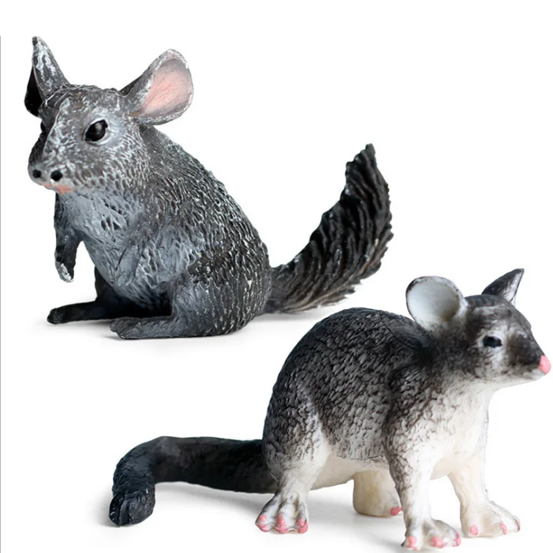 Opossum Животные модель фигурку моделирование диких экшн фигурки животных