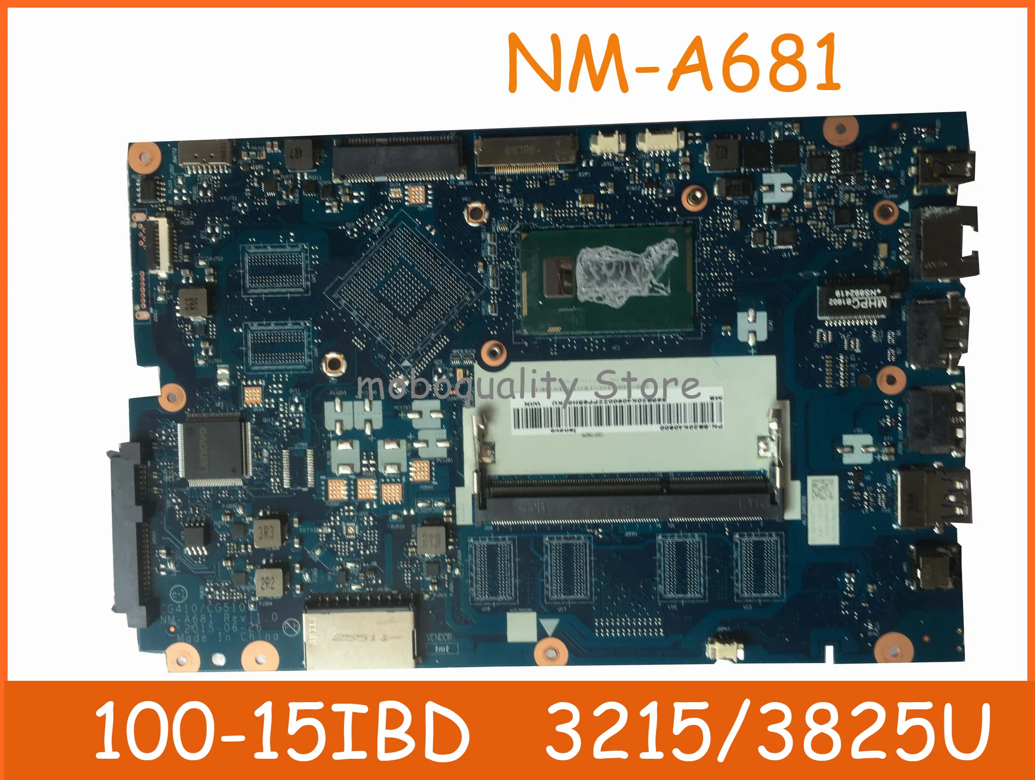 

CG410 CG510 NM-A681 для Lenovo Ideapad 100-15IBD B50-50 материнская плата для ноутбука Pentium CPU бортовой протестирован