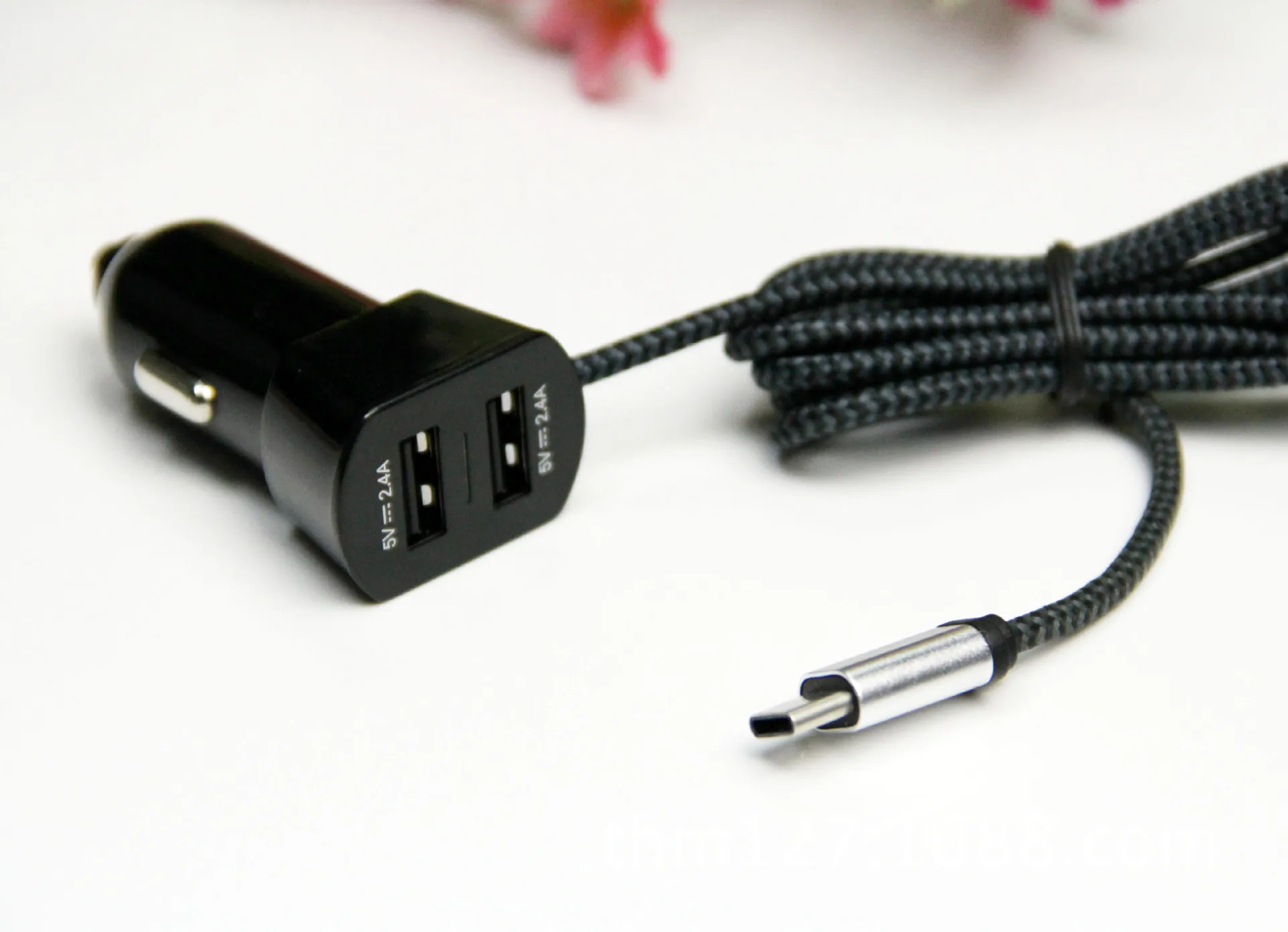 4.8A автомобильное зарядное устройство, двойной USB Автомобильное зарядное устройство, huawei автомобильное зарядное устройство, с линией Смарт быстрой зарядки, большой ток