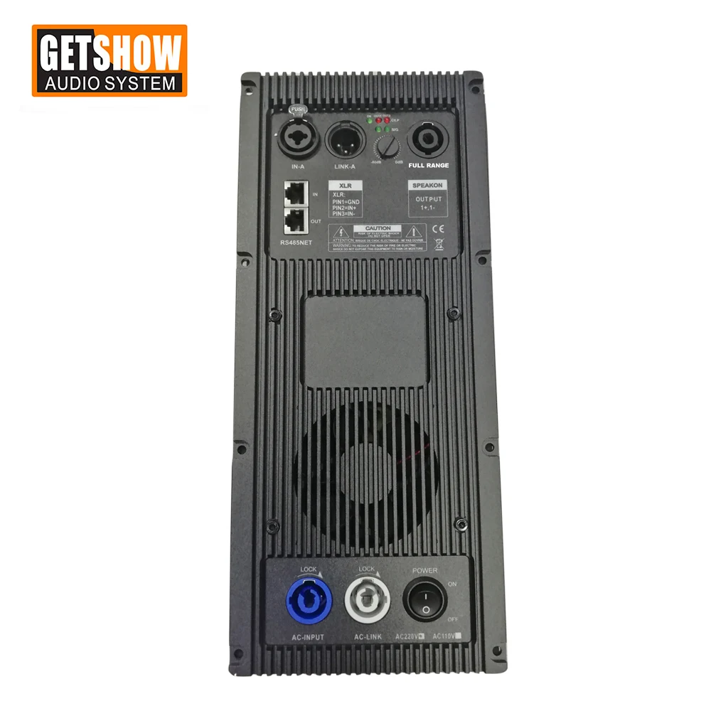 RMS 2400W Профессиональный динамик пластина усилитель 1 вход 2 Выход класса D плата с