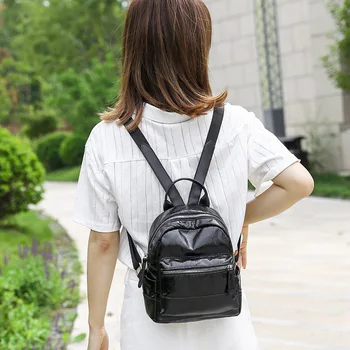 

2020 new women's small backpack cute fashion small fresh backpack ladies travel large capacity backpack