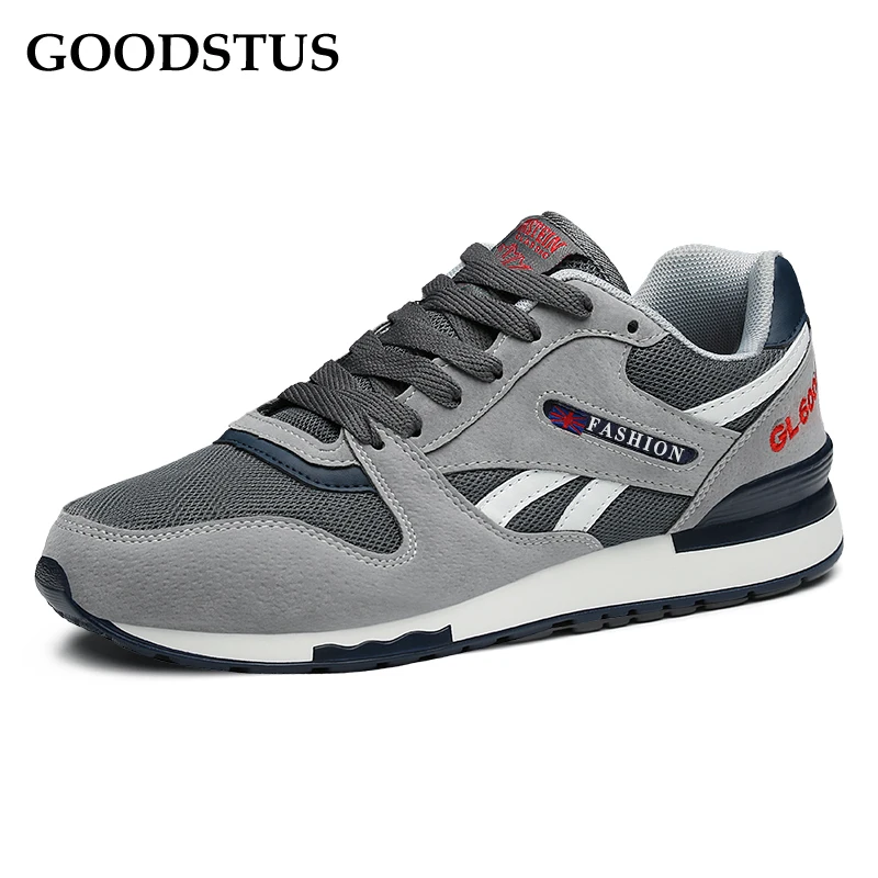 

GOODSTUS Men Mesh Sneaker Breathable Comfortable Large Size Lightweight Lace-Up New Fashion High Quality Male Outdoor Fooware