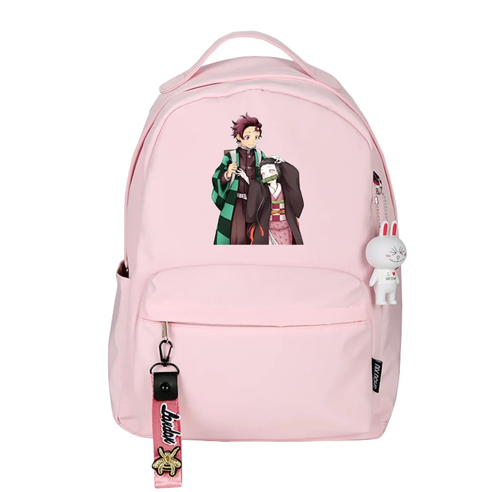 Аниме демон убийца Kimetsu no Yaiba рюкзак сумки школьный рюкзак плечи посылка портфель студенческие рюкзаки повседневные