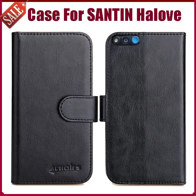 Лидер продаж! Чехол SANTIN Halove 5 дюйма 6 цветов мягкие кожаные для телефона