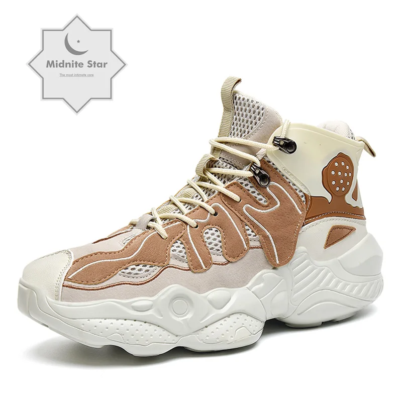 

2019 Men's vulcanized shoes Contrast color sports leisure breathable anti-skid mesh breathable wear-resistant tennis shoes men