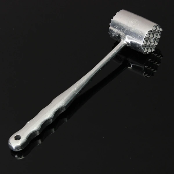 Double Sided Aluminium Metal Meat Mallet Tenderizer Meatball-Maker Steak Tender Meat Hammer Pork Beef Chicken Mallet Kitchen