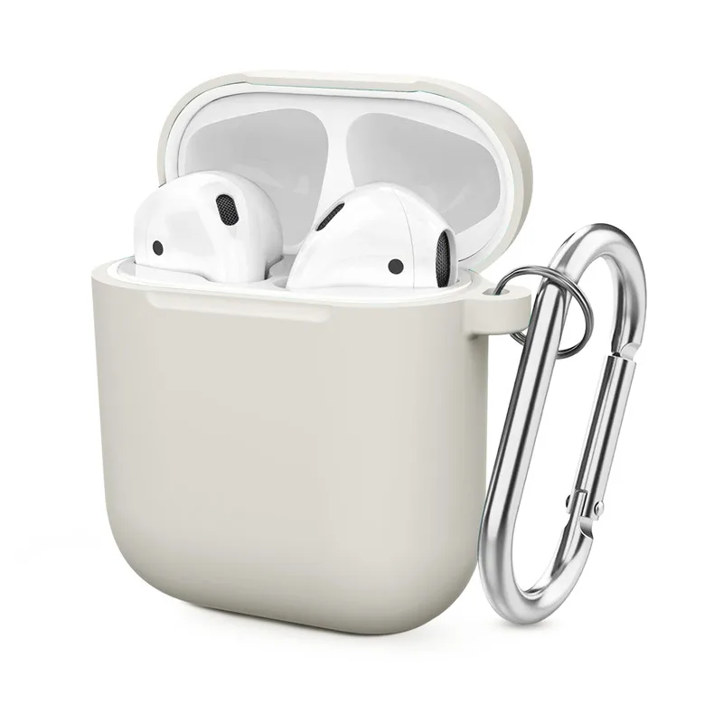 Мини Мягкий силиконовый чехол для Apple Airpods противоударный чехол для Apple гарнитура для Airpods чехол s ультра тонкий Air Pods защитный чехол