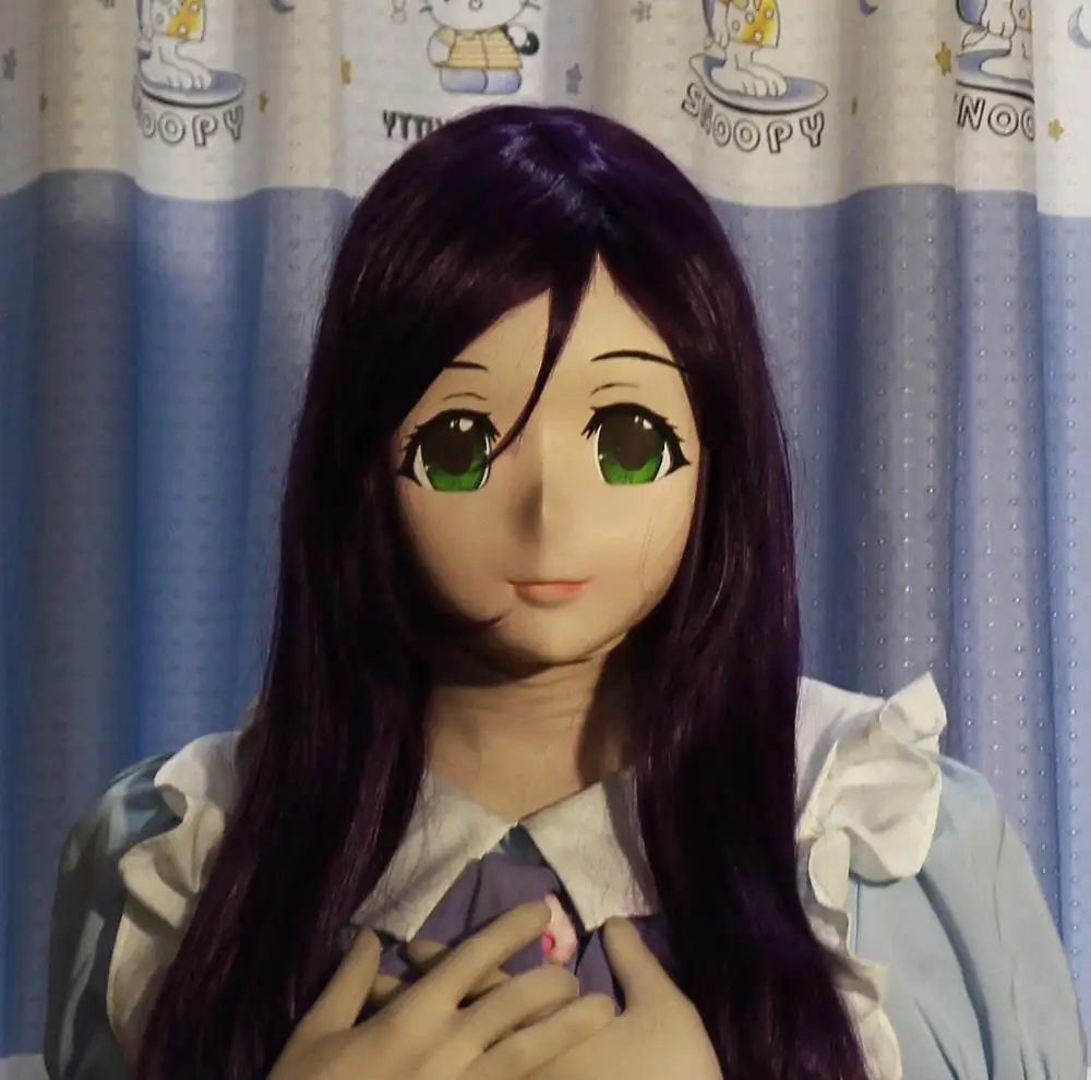 NEW-08) BJD Кигуруми для транссексуалов, Красота макияж Косплэй силиконовая маска Аниме Kigurumi маски резиновые секс куклы