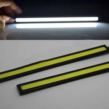 

1 Pair Waterproof DC 12V COB White LED Lights for Car DRL Fog Driving Lamps