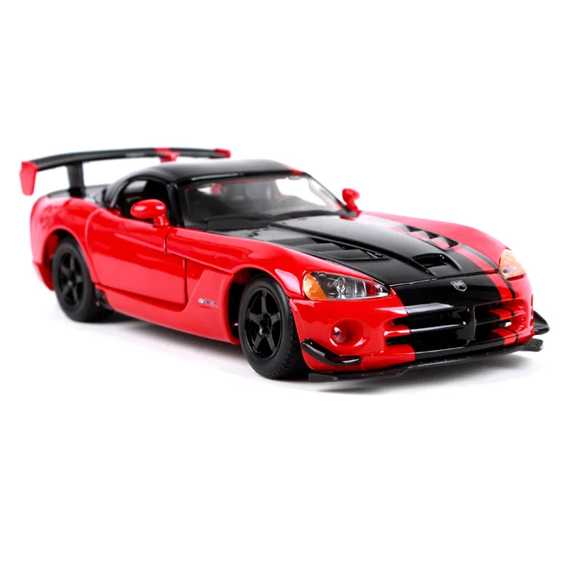 Эксклюзивная коллекция 1:24 Dodge Viper SRT 10 модель сплава моделирование литья