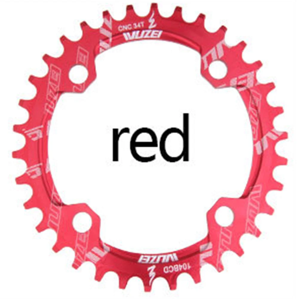 

104BCD Bicycle Crank Round Chainring Crankset Plate Narrow Wide Circle