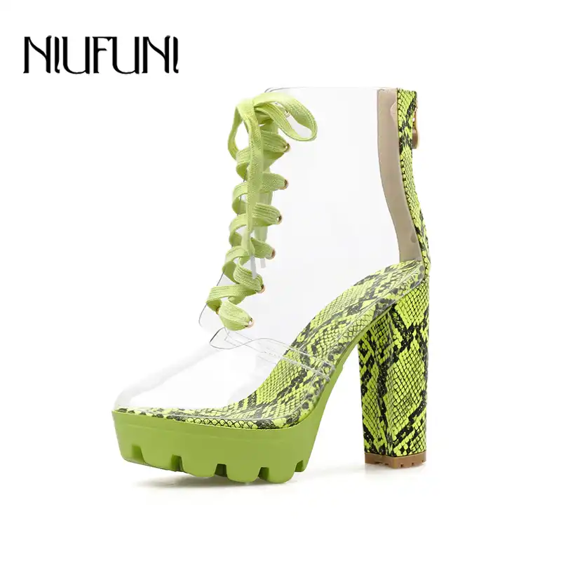 white and green heels