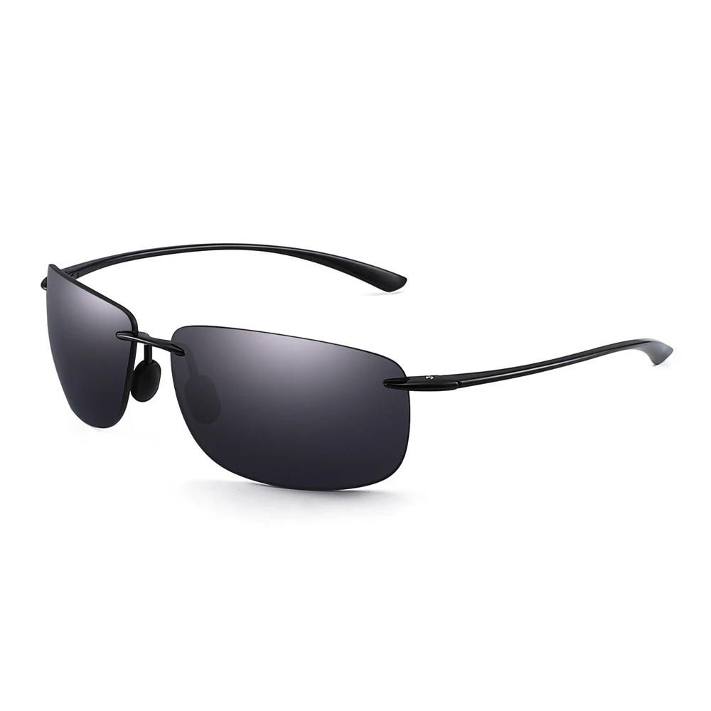 JIM Ultralight Sport Sunglasses for Men Women TR90 Rimless Frame for Running Fishing Cycling Driving_voghion.com