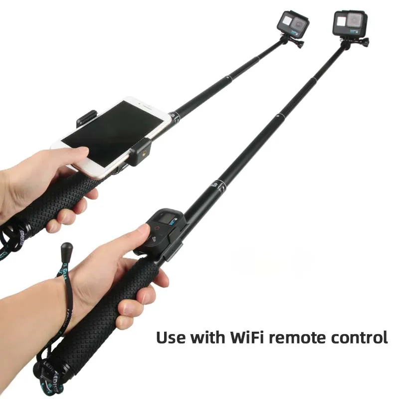 Портативный монопод для селфи экшн Камеры GoPro Hero 7 6 5 4 Xiaomi Yi 4K Sjcam Sj4000 Eken