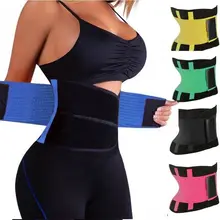 Mujer Shaper Unisex Cincher de la cintura Trimmer barriga cinturón de adelgazamiento modeladores de látex para cuerpo cintura entrenador mujer posparto corsé Shaper