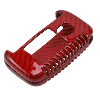 

Red Premium Real Carbon Fiber Key Fob Cover Fit for Leopard XE XF XJ XK F TYPE F PACE Key Fob Remote