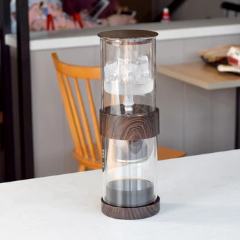 

500ml Cold Drip Ice Coffee Pot Maker double Glass Dutch Brew Machine with Filter Paper Adjustable Drop Rate