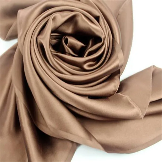 12 16m/m Plain Colors Silk Satin Fabric for Making Dress 44" - Color: 12