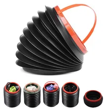 Портативный простой в установке подвесной герметичный органайзер для сиденья Водонепроницаемый компактный автомобильный мусорный бак складной многоразовый мусорный контейнер