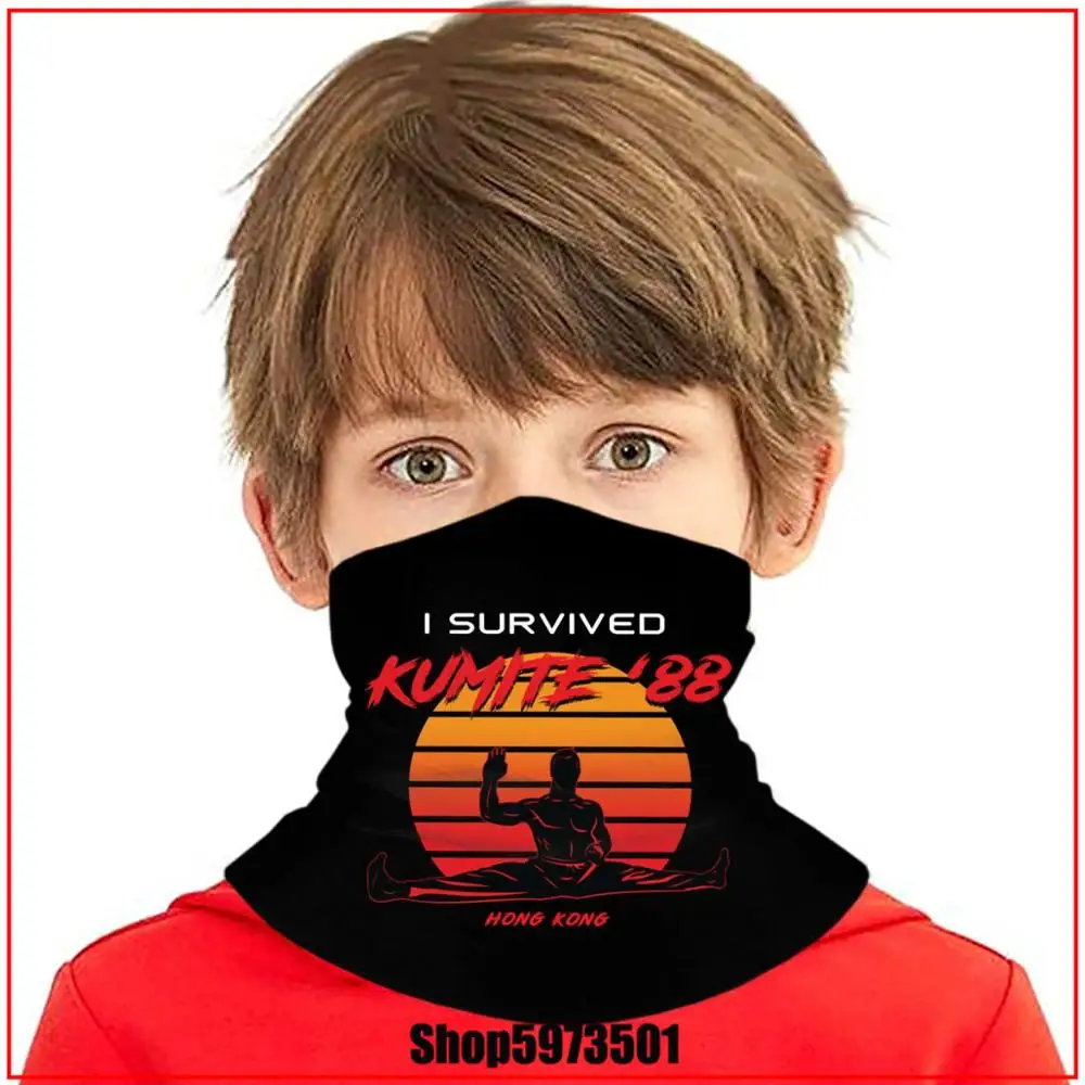 Бесшовный головной убор Kumite 88 с защитой от ветра белый Антибактериальный платок