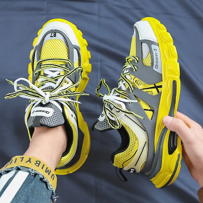 Мужские кроссовки высокого качества на шнуровке, дышащая сетка, мужские кроссовки для бега, дышащая легкая прогулочная спортивная обувь MA-07