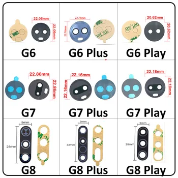 

2 Pcs/Lot ,For Motorola Moto X4 G6 Plus G8 Play G5 G5s G8 Plus Z2 Force Play G7 Power Back Rear Camera Glass Lens + Adhesive