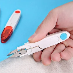 Tesoura para costura ponto cruz DIY, alfaiate, ferramenta de costura, suprimentos, portátil, cortador de linha, tosquiadeira, aparador de fio, pique