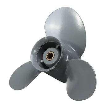 

Boat Propeller 9 1/4 x 9 For Honda Outboard Engine 8-20HP 58130-ZV4-009AH Aluminum Alloy Gray 8 Spline Tooth 3 Blade Propeller