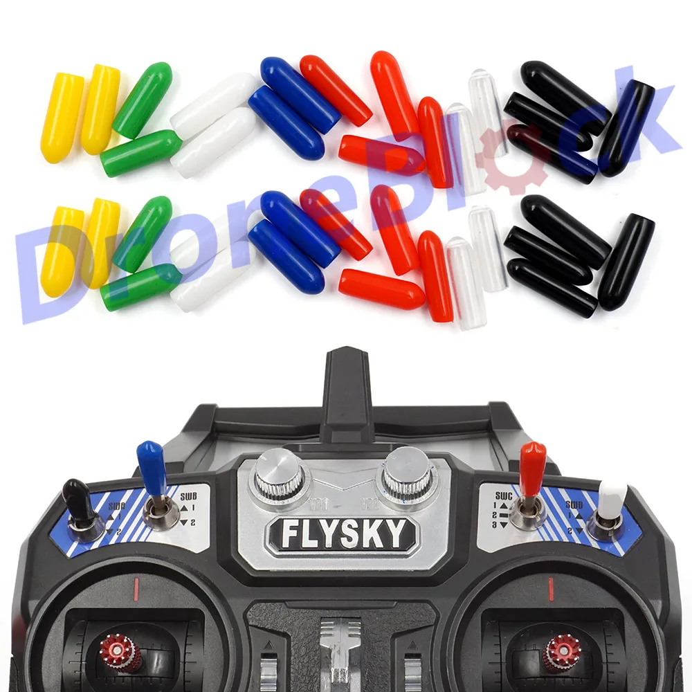 36x Capuchons Interrupteur RC Antidérapants pour Jumper T16 T18 FrSky Flysky Spektrum