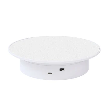 

ABS For Jewelry Electric Props Multifunction Rotating Display Stand Photography USB Rechargeable Model Hobby Collectible Product