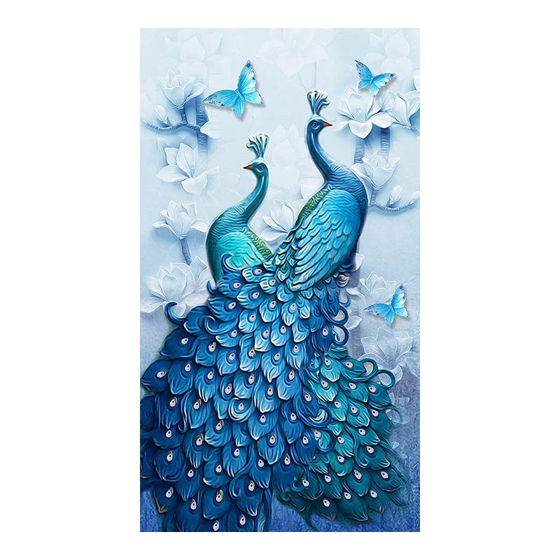 

Diamond Painting Peacock Animal Feather 5D DIY Cross Stitch Full Square Home Decor Canvas Painting