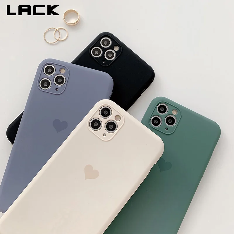Защитный чехол LACK для камеры iPhone 12 Pro Max XR XS 7 8 Plus X мягкий из жидкого силикона |