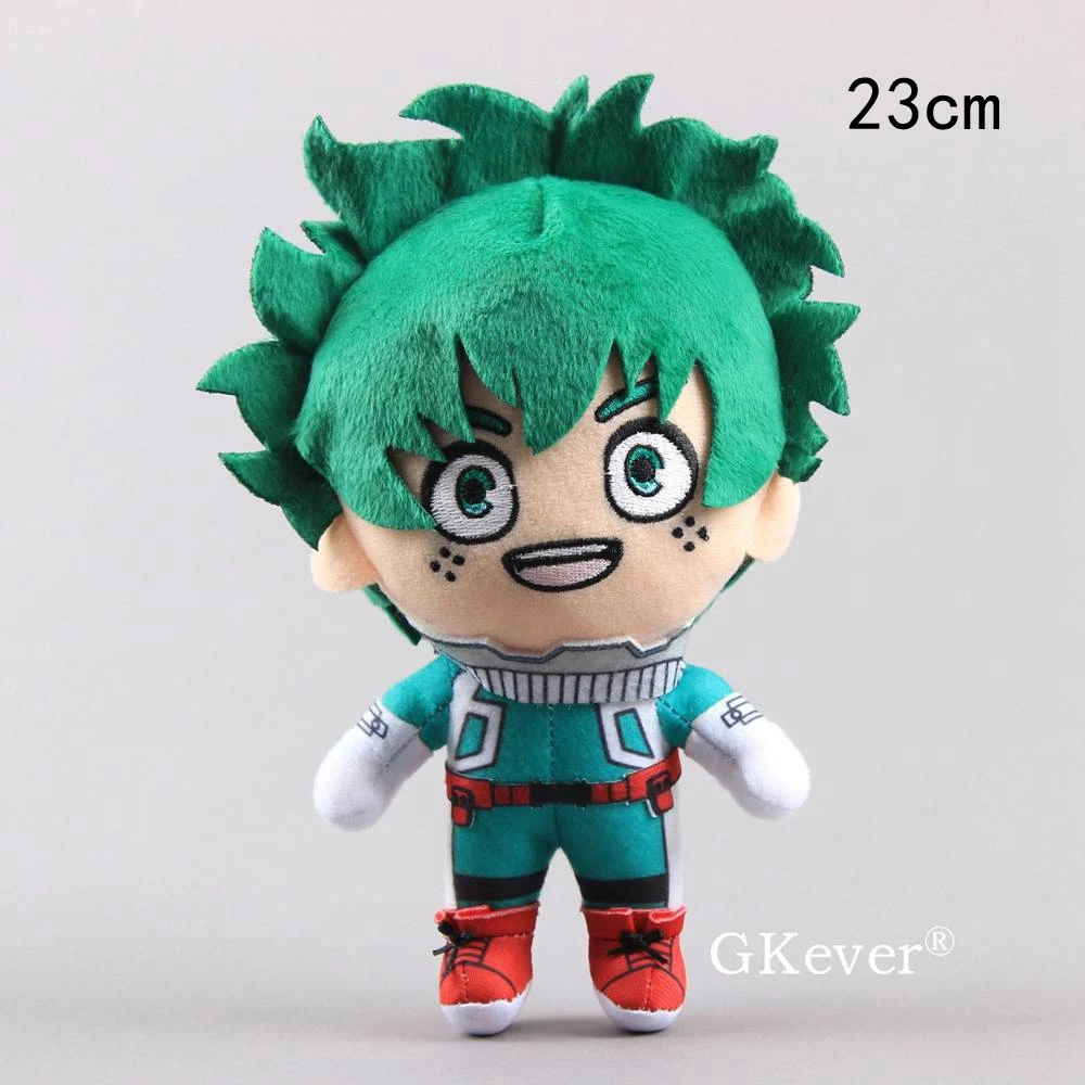 23 см аниме Academy Midoriya izku Todoroki Shoto плюшевые игрушки куклы для детей подарок на Рождество и день рождения большой размер - Цвет: B 23cm