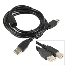 1pc preto usb 2.0 cabo de cabo de impressora usb tipo b macho para um macho usb 3.0 cabo para canon epson hp impressora de etiquetas dac impressora usb